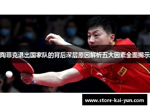 陶菲克退出国家队的背后深层原因解析五大因素全面揭示 陶菲克退出国家队的背后深层原因解析五大因素全面揭示